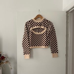 Checkered Sweater